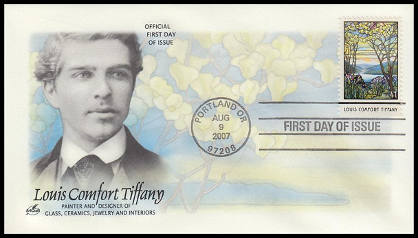 4165 / 41c Louis Comfort Tiffany 2007 Artcraft First Day Cover