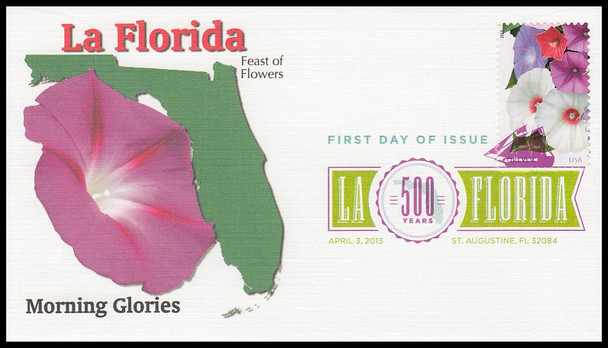 4750 - 4753 / 46c La Florida Set of 4 Digital Color Postmark (DCP) Fleetwood 2013 FDCs