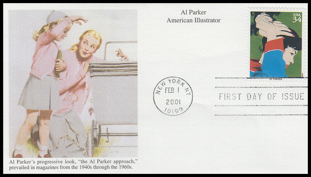 3502a-t / 34c American Illustrators Set of 20 Mystic 2001 First Day Covers