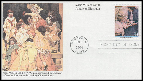 3502a-t / 34c American Illustrators Set of 20 Mystic 2001 First Day Covers