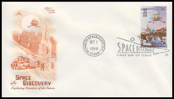 3238 - 3242 /  32c Space Discovery 1998 Set of 5 Artcraft First Day Covers