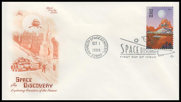 3238 - 3242 /  32c Space Discovery 1998 Set of 5 Artcraft First Day Covers