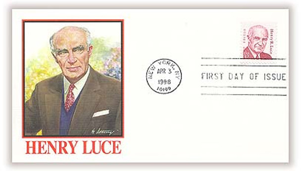 2935 / 32c Henry R. Luce - Editor : Great Americans Series 1998 Fleetwood FDC