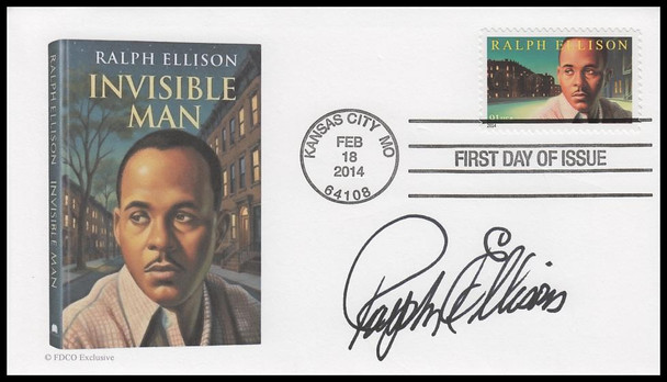 4866 / 91c Ralph Ellison : Novelist 2014 FDCO Exclusive First Day Cover
