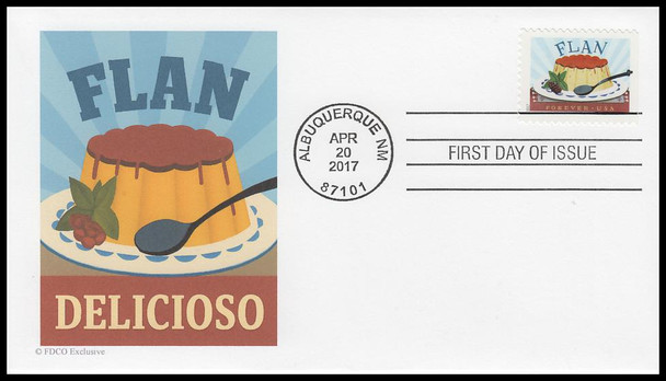 5192 - 5197 / 49c Delicioso 2017 Set of 6 FDCO Exclusive First Day Covers