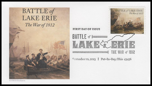 4805 / 46c Battle of Lake Erie : War of 1812 FDCO Exclusive 2013 First Day Cover