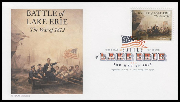 4805 / 46c Battle of Lake Erie : War of 1812 Digital Color Postmark 2013 Digital Color Postmark FDCO Exclusive FDC