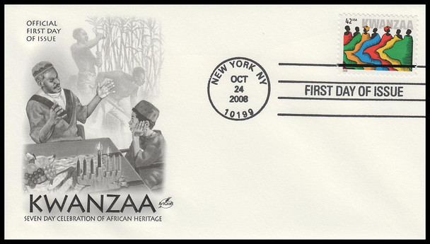 4373 / 42c Kwanzaa 2008 Artcraft First Day Cover
