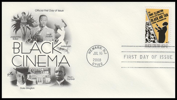 4336 - 4340 / 42c Vintage Black Cinema 2008 Set of 5 Artcraft First Day Covers