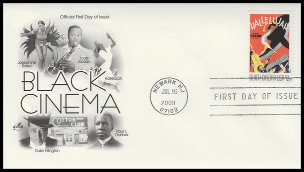 4336 - 4340 / 42c Vintage Black Cinema 2008 Set of 5 Artcraft First Day Covers