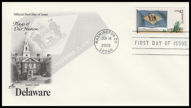 4273 - 4282 / 42c Flags of Our Nation 2008 Set of 10 Artcraft First Day Covers