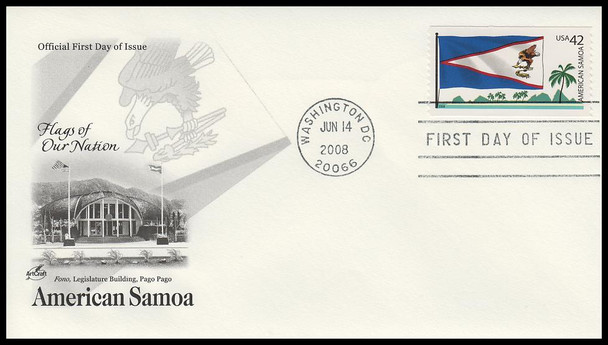 4273 - 4282 / 42c Flags of Our Nation 2008 Set of 10 Artcraft First Day Covers