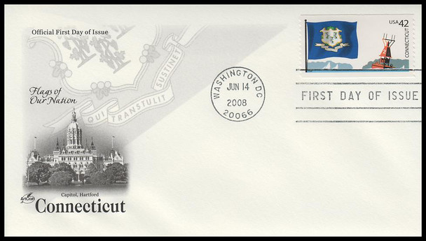 4273 - 4282 / 42c Flags of Our Nation 2008 Set of 10 Artcraft First Day Covers