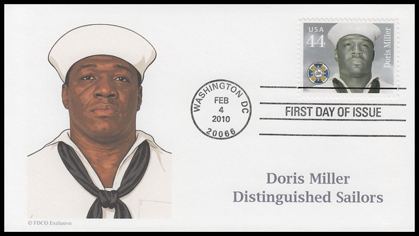 4440 - 4443 / 44c Distinguished Sailors 2010 Set of 4 FDCO Exclusive First Day Covers
