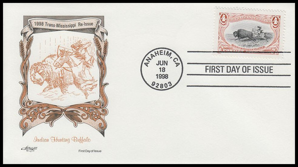 3209a - i / 1c - $2 Trans-Mississippi Centennial Reissue Set of 9 Artmaster 1998 FDCs