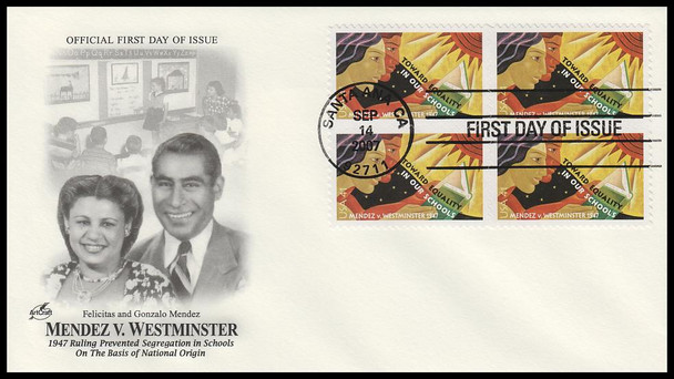 4201 / 41c Mendez vs Westminster Block 2007 Artcraft First Day Cover