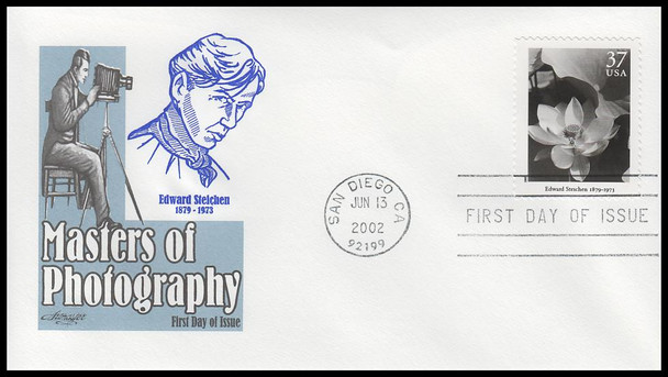 3649 a - t / 37c Masters of American Photography 2002 Set of 20 Artmaster First Day Covers