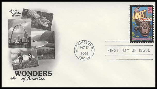4033 - 4072 / 39c Wonders of America 2006 Non-Pictorial Postmark Set of 40 Artcraft First Day Covers