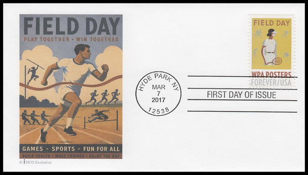 5180 - 5189 / 49c WPA Posters 2017 Set of 10 FDCO Exclusive First Day Covers