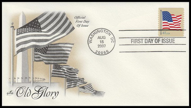 4189 / 41c US Flag Coil 2007 Artcraft First Day Cover