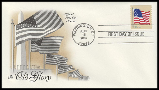 4186 / 41c US Flag Coil 2007 Artcraft First Day Cover
