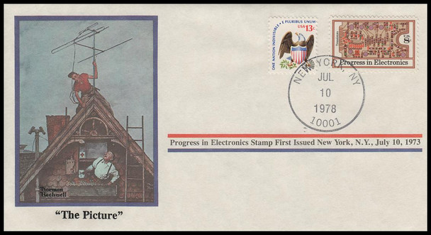 The Picture : Norman Rockwell 1978 PCS Commemorative Cover