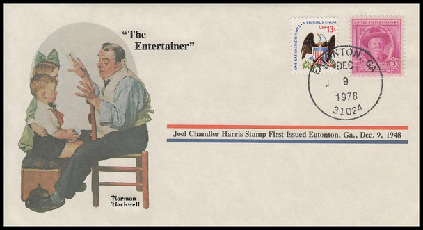 The Entertainer : Norman Rockwell 1978 PCS Commemorative Cover