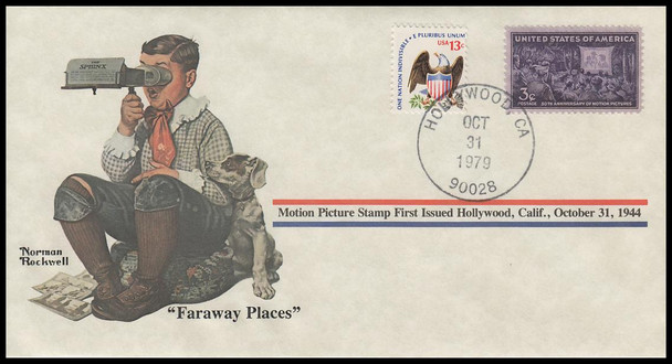 Faraway Places : Norman Rockwell 1979 PCS Commemorative Cover