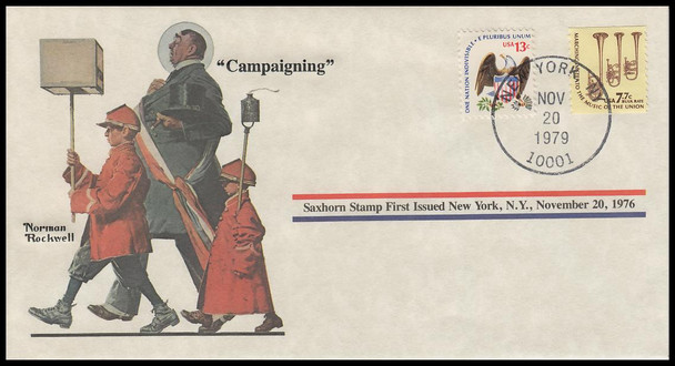 Campaining : Norman Rockwell 1979 PCS Commemorative Cover