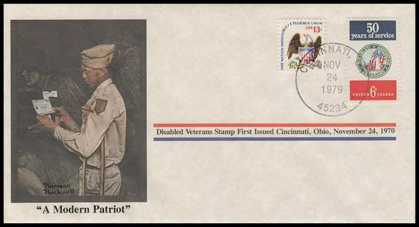 A Modern Patriot : Norman Rockwell 1979 PCS Commemorative Cover