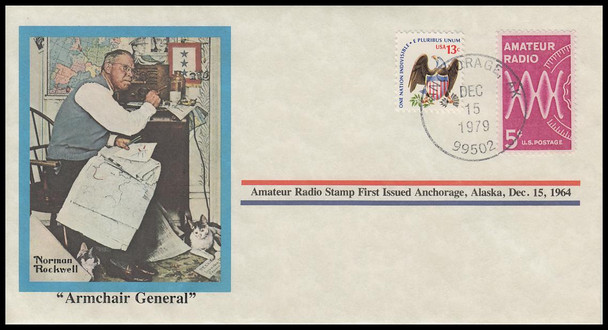 Armchair General : Norman Rockwell 1979 PCS Commemorative Cover
