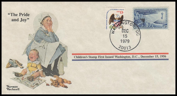 The Pride and Joy : Norman Rockwell 1979 PCS Commemorative Cover