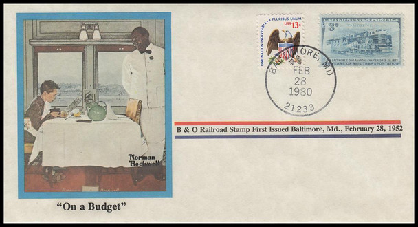 On a Budget : Norman Rockwell 1980 PCS Commemorative Cover