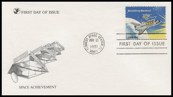 1912 - 1919 / Space Shuttle Columbia / Space Achievements 1981 Set of 8 Reader's Digest FDCs