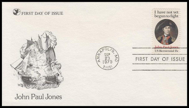 1789 / 15c John Paul Jones 1981 Reader's Digest First Day Cover