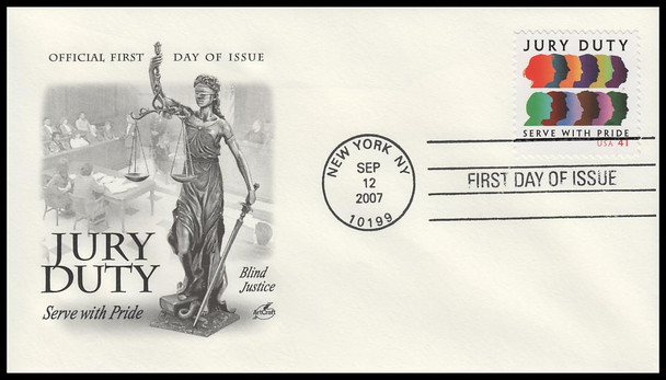 4200 / 41c Jury Duty 2007 Artcraft First Day Cover