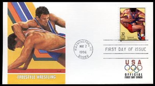 3068a-t / 32c Atlanta '96 Summer Olympics Set of 20 Fleetwood 1996 FDCs