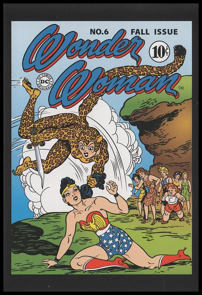 Wonder Woman : The Art of Vintage DC Comics Set of 10 Postcards from 2010