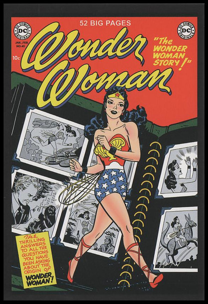 Wonder Woman : The Art of Vintage DC Comics Set of 10 Postcards from 2010