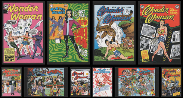 Wonder Woman : The Art of Vintage DC Comics Set of 10 Postcards from 2010