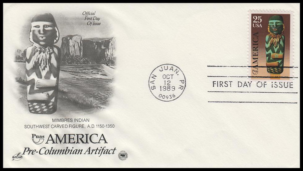 2426 / 25c Hopi Indian Kachina Doll 1989 Artcraft / PCS First Day Cover