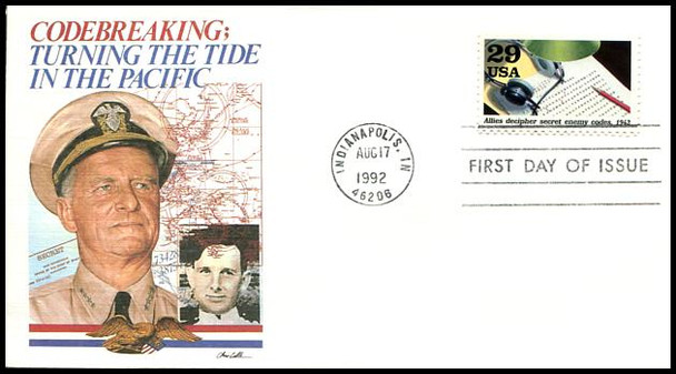 2697a - j / 1942 :  Into the Battle  Set of 10 : World War II / WWII Series 1992 Fleetwood FDCs