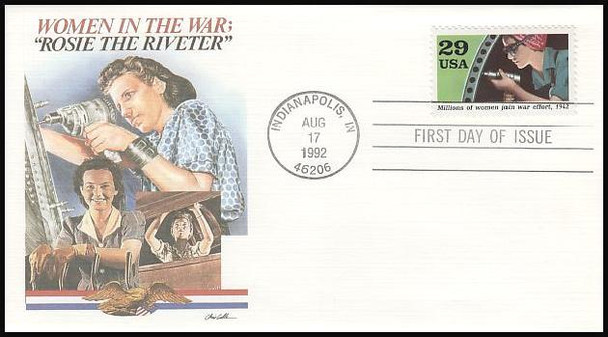 2697a - j / 1942 :  Into the Battle  Set of 10 : World War II / WWII Series 1992 Fleetwood FDCs