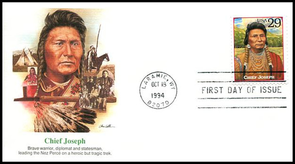 2869a - t / 29c Legends of the West : Laramie, WY Postmark 1994 Set of 20 Fleetwood FDCs