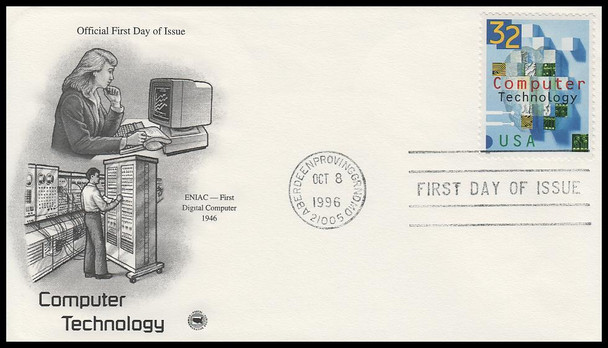 3106 / 32c Computer Technology 1996 PCS First Day Cover