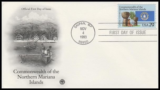 2804 / 29c Commonwealth North Mariana Islands 1993 PCS First Day Cover