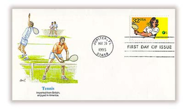 2961 - 2965 / 32c Recreational Sports Set of 5 Fleetwood 1995 First Day Covers