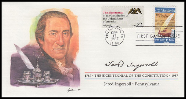 2360 / 22c Thomas Mifflin : Signer of the Constitution Fleetwood 4" by 7½" First Day Cover