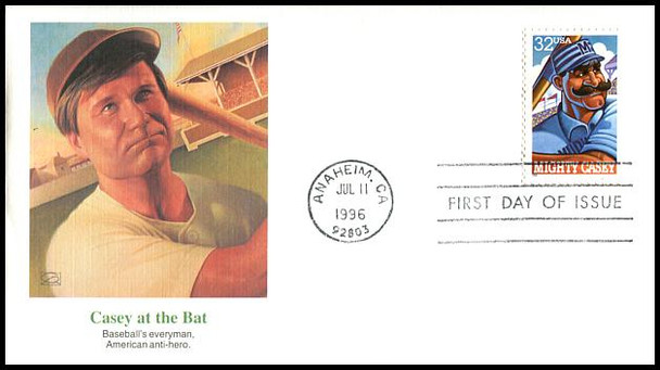 3083 - 3086 / 32c Folk Heroes Set of 4 Fleetwood 1996 First Day Covers