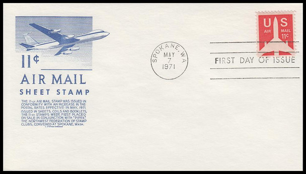 C78 / 11c Jetliner Airmail 1971 Anderson First Day Cover